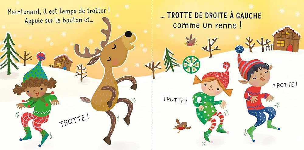 Le père Noël et ses lutins - Autocollants