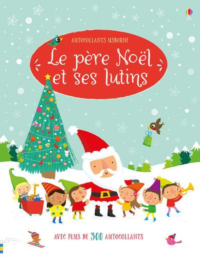 Le père Noël et ses lutins - Autocollants