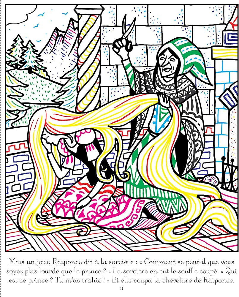 Raiponce - Livre peinture magique
