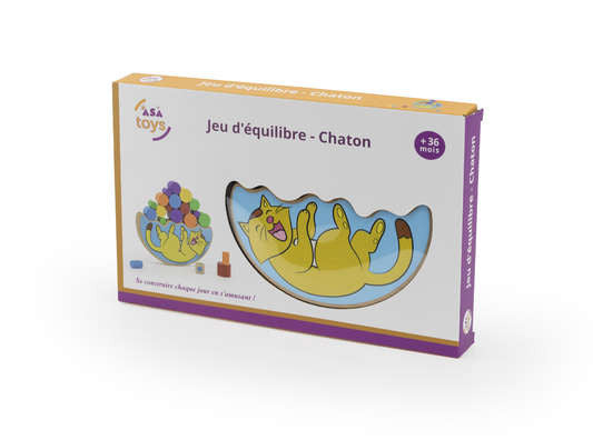 Jeu d'équilibre - chaton