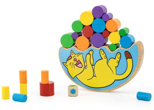 Jeu d'équilibre - chaton