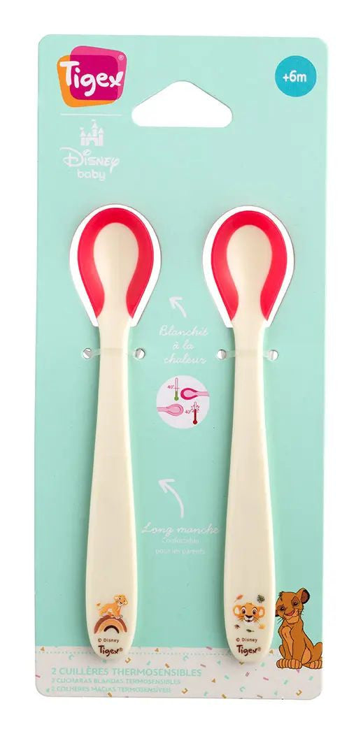 2 cuillères thermosensibles Le Roi Lion