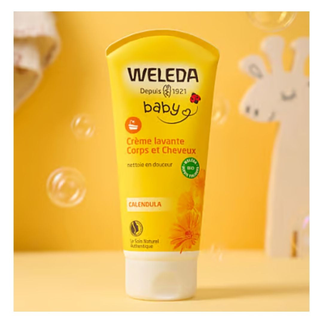 Crème lavante Corps et Cheveux au Calendula