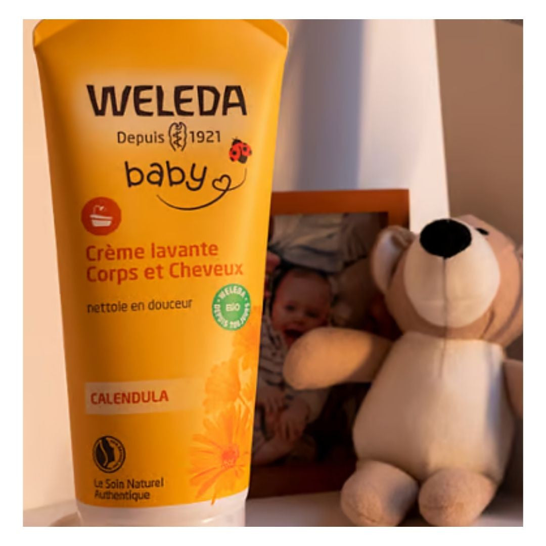 Crème lavante Corps et Cheveux au Calendula