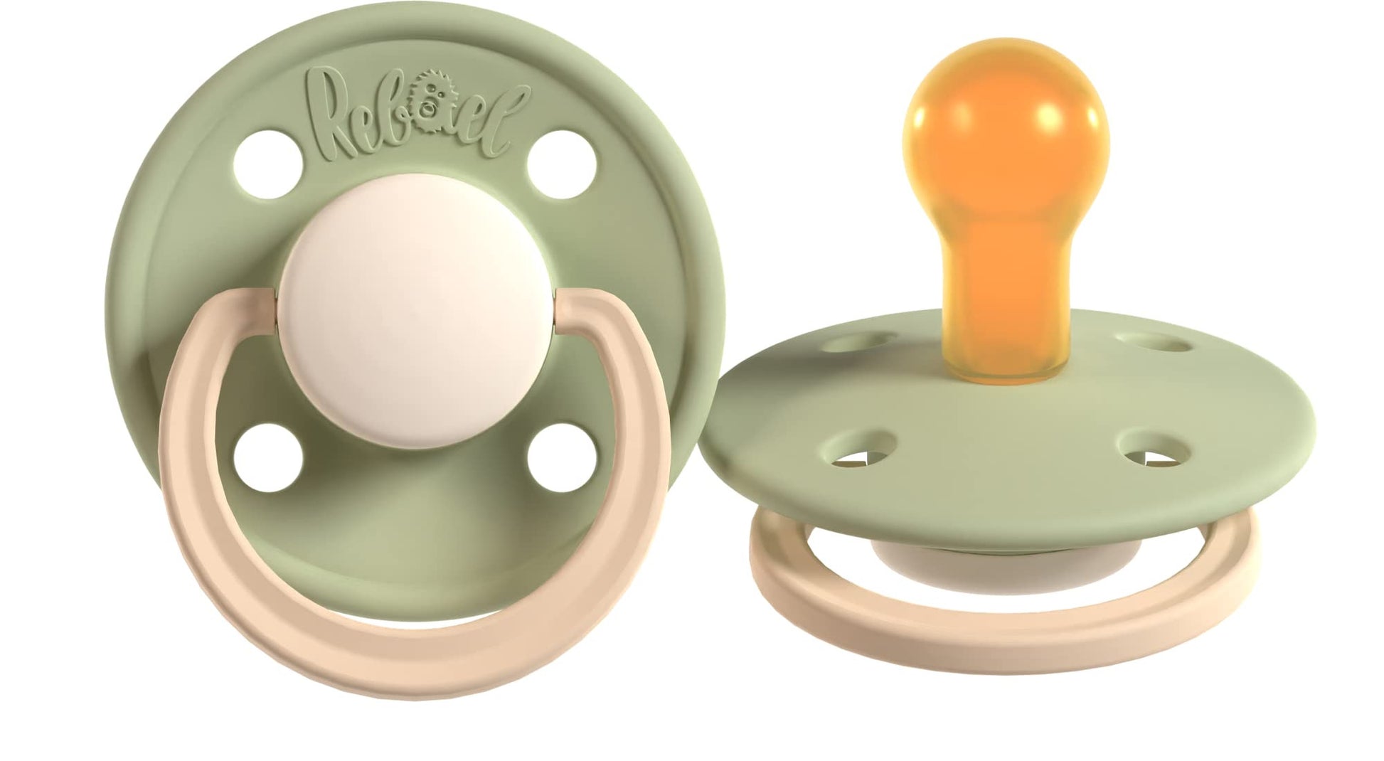 Lot de 2 tétines | Caoutchouc naturel/latex