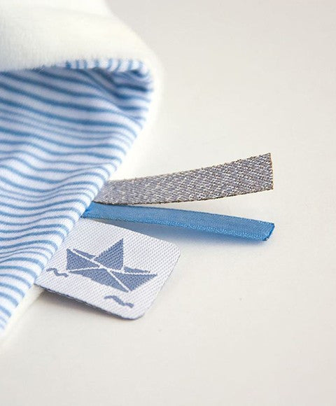 Doudou lapin mouchoir - 10 cm