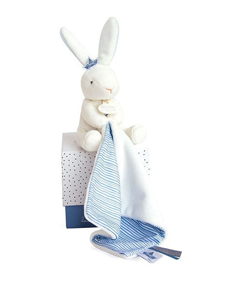 Doudou lapin mouchoir - 10 cm