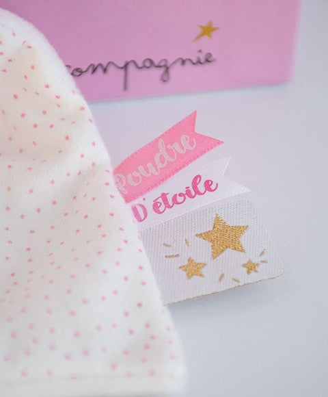 Doudou lapin mouchoir - 10 cm