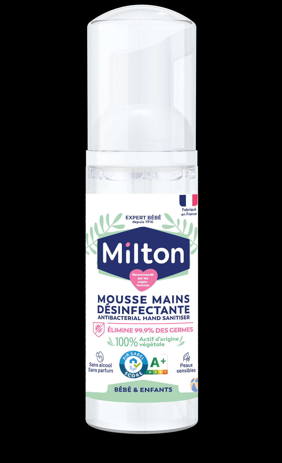 Mousse mains désinfectante