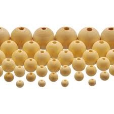 Sachet de perles en bois