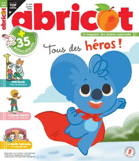 🍊 Abricot Janvier 2026 – Magazine éveil 3–5 ans