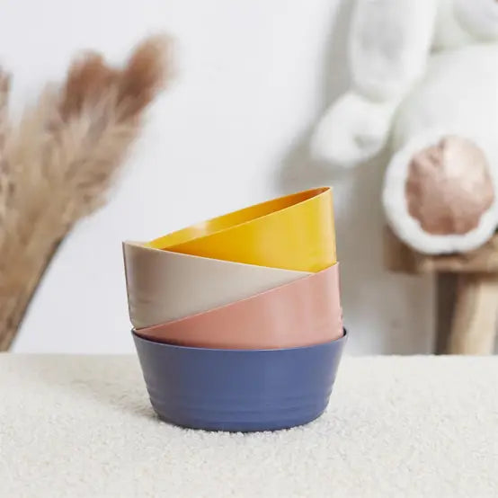 Lot de 4 Bols Bébé "Tom" 11cm Multicolore