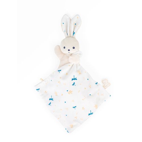 🐰 Doudou Lapin Carré Douceur Blanc Délicat