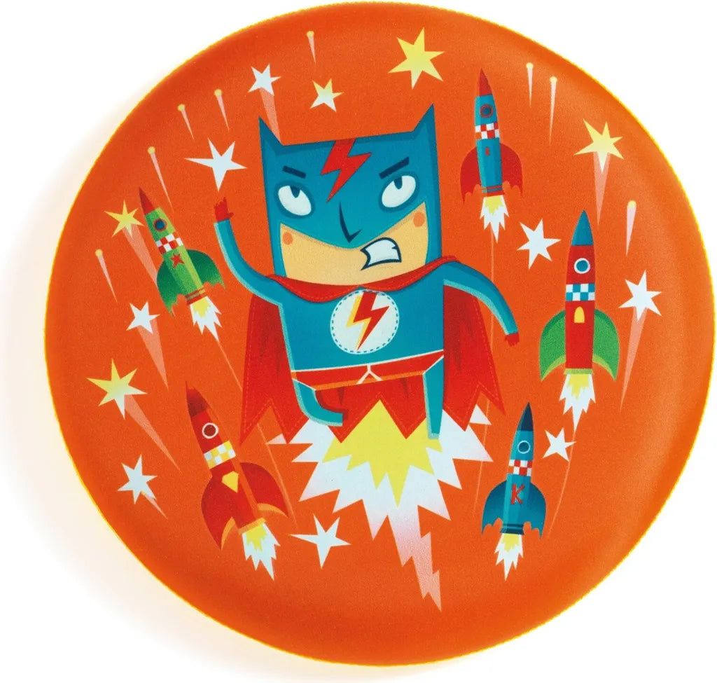 Disque de frisbee « Héros en vol » - Dès 4 ans