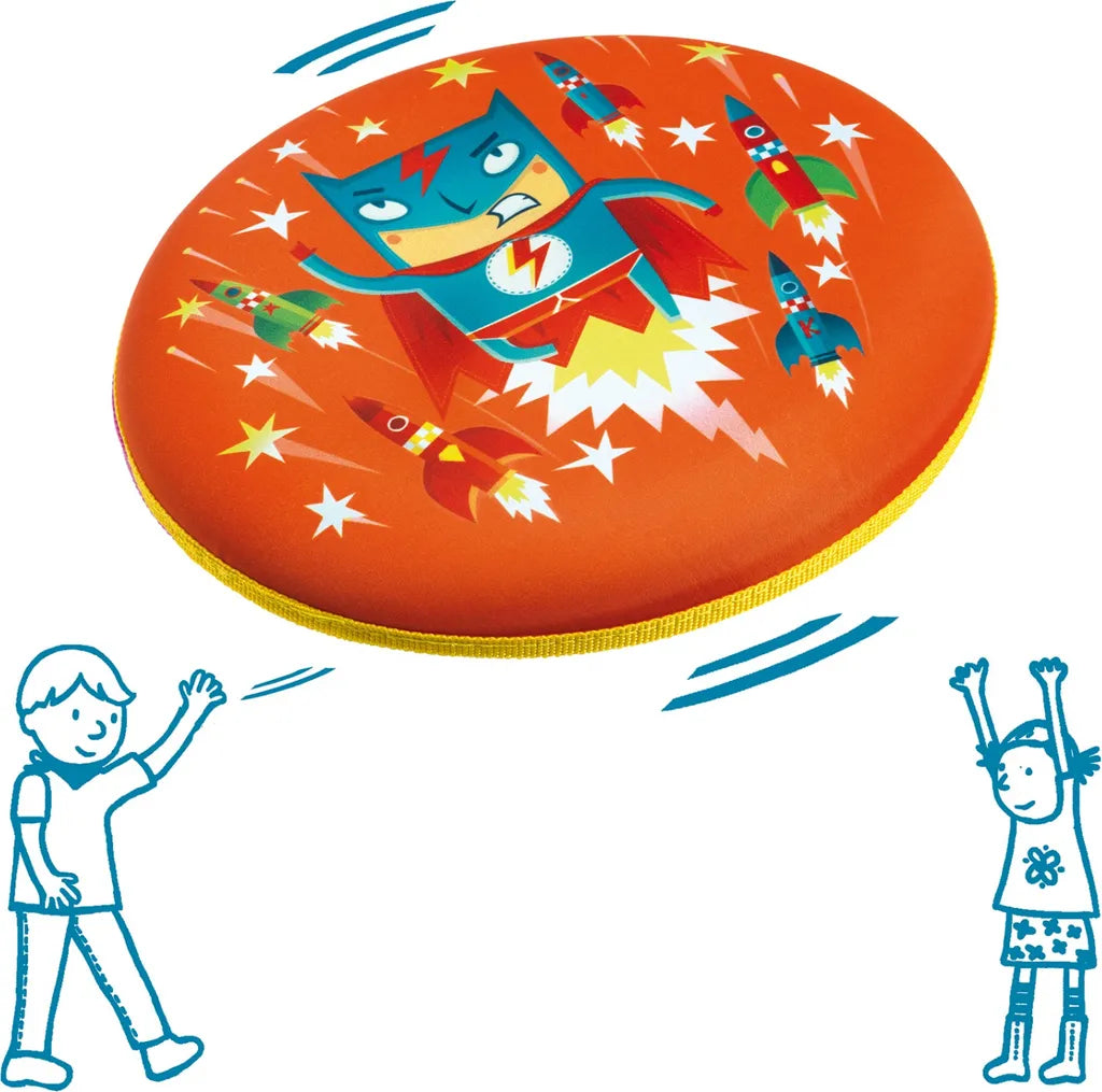 Disque de frisbee « Héros en vol » - Dès 4 ans