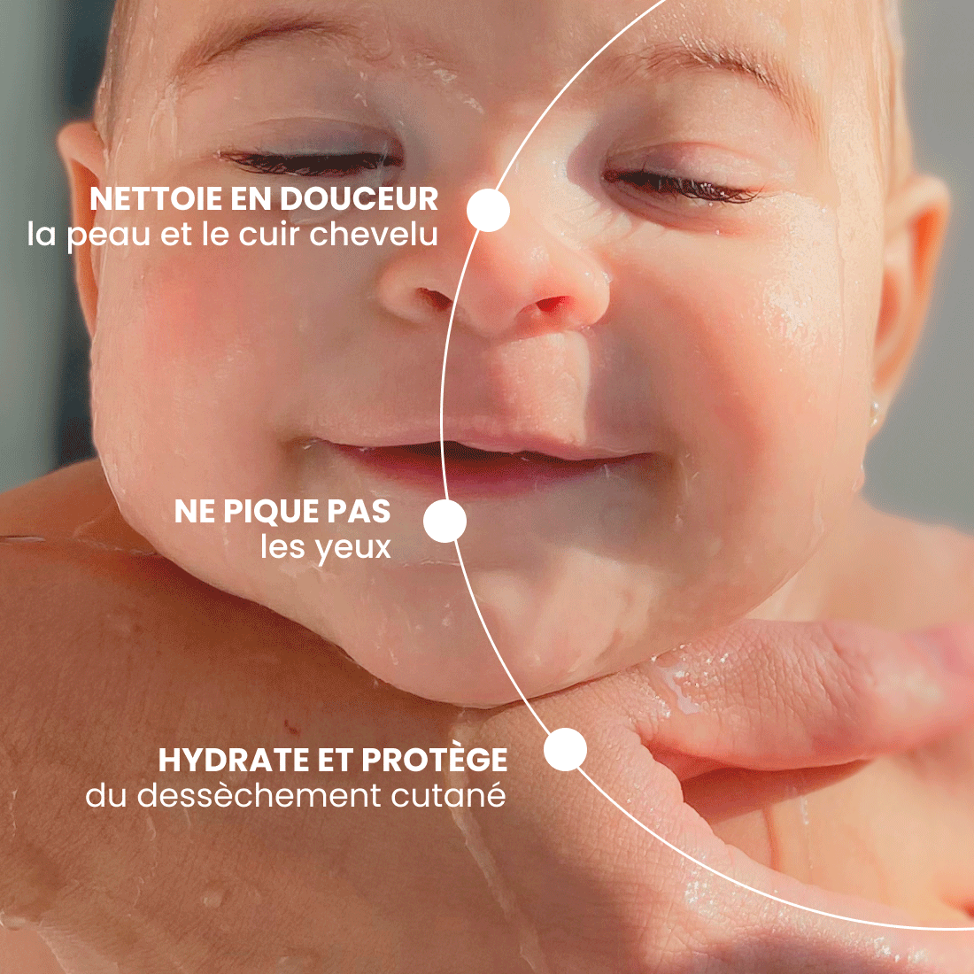 Gel doux lavant bébé 90 ml