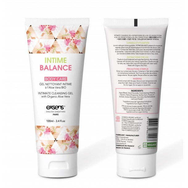 Gel nettoyant intime à l'aloe vera bio