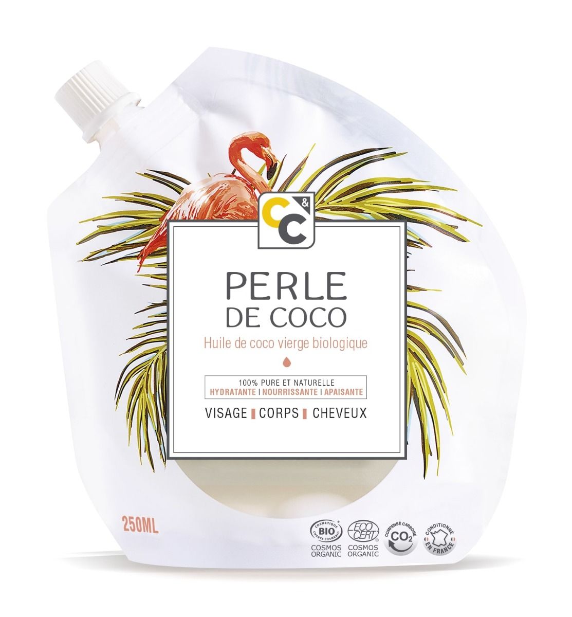 Huile De Coco Vierge Perle De Coco 250ml Bio