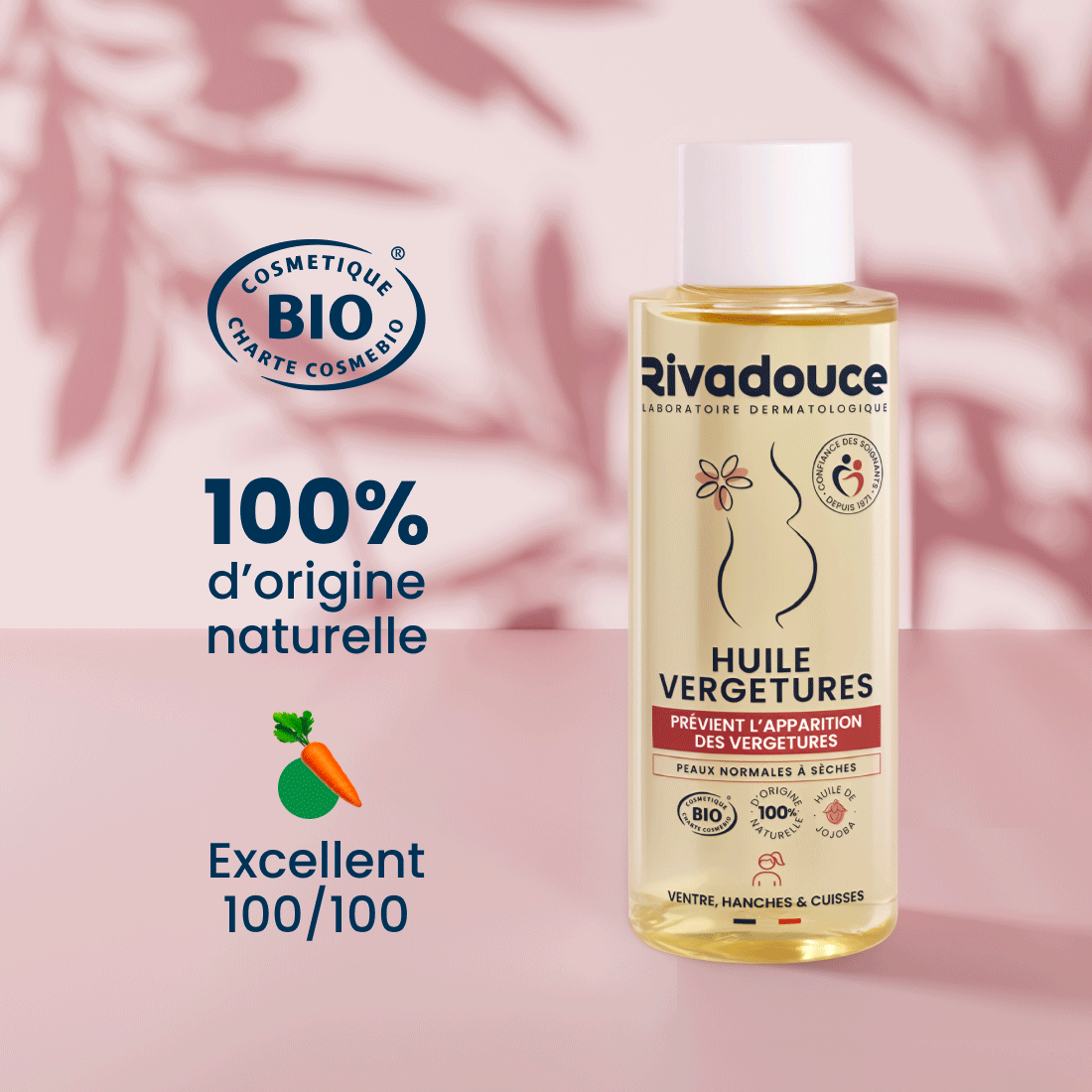 Huile vergetures grossesse 100ml