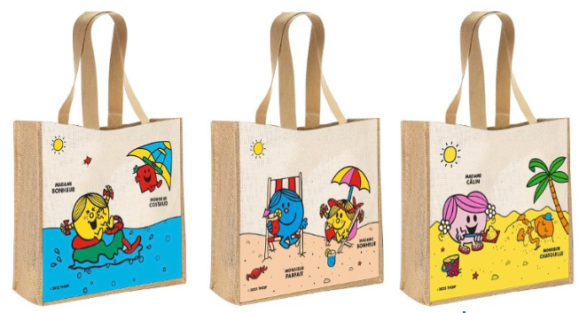 Sac enfant en toile de jute et coton Monsieur Madame®