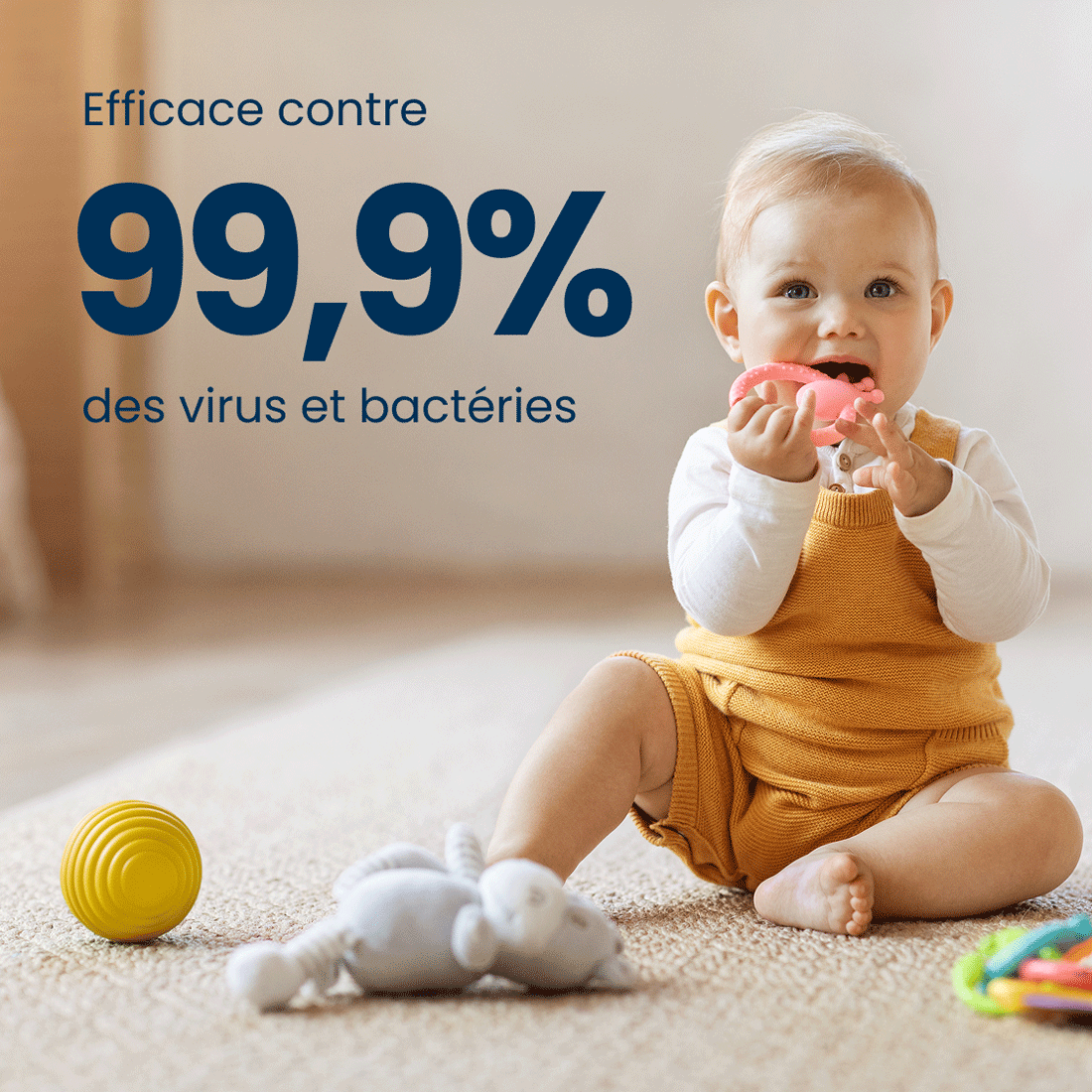Lingettes désinfectantes de surfaces