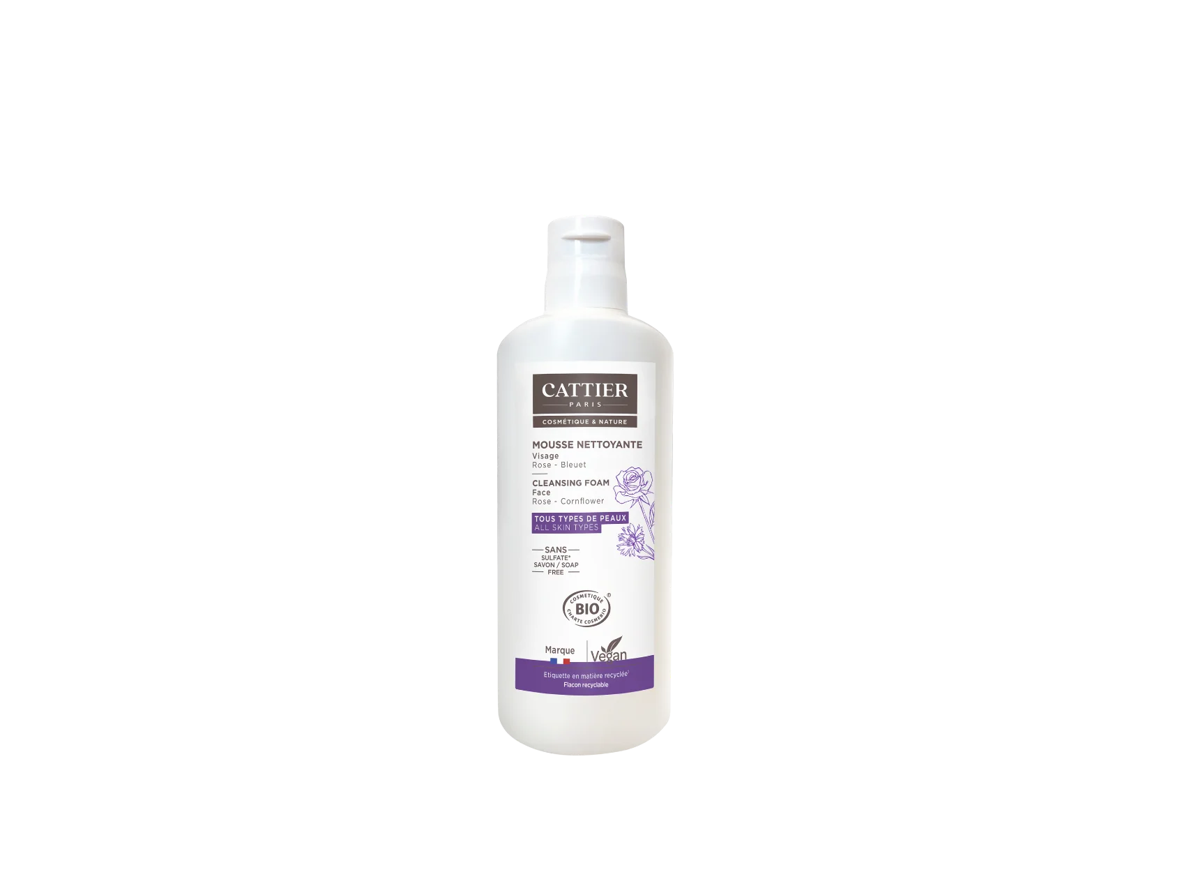 Mousse nettoyante visage