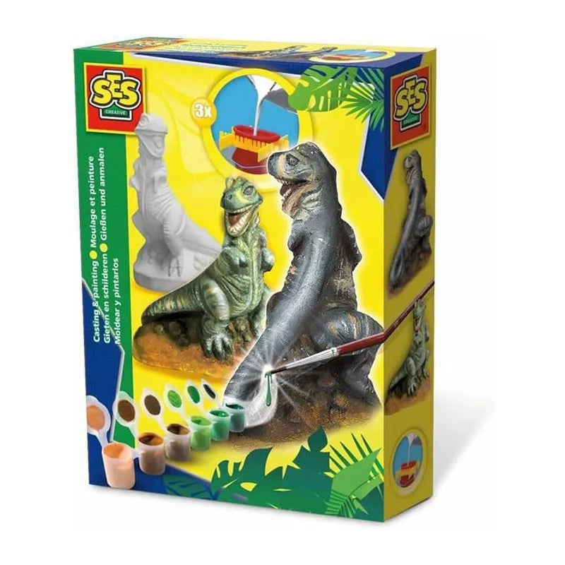 Moulage & peinture T-Rex – Kit créatif enfant