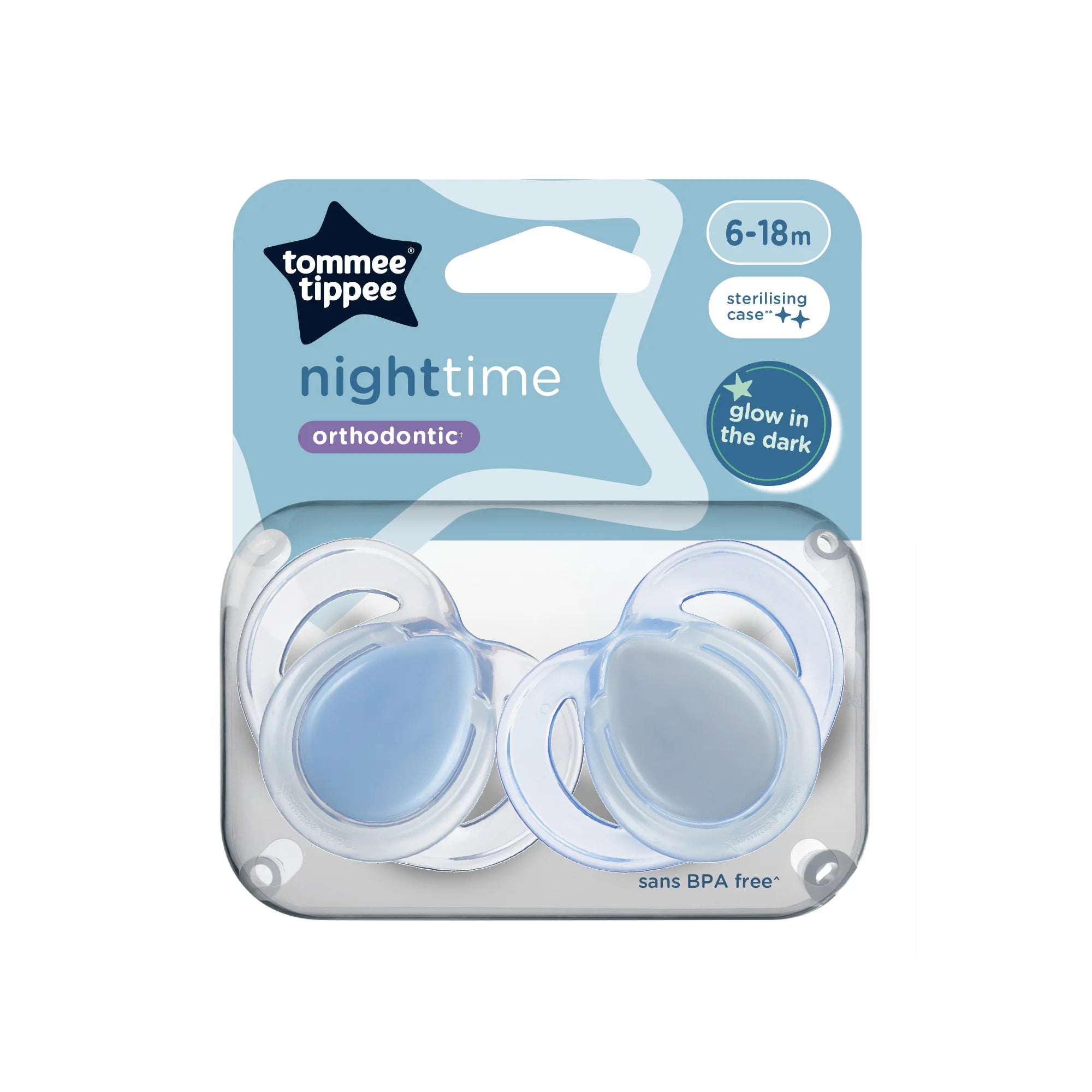 Tommee Tippee Sucette Nuit 6-18 mois